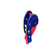thumbnail image 5 of CIPACHO Kids Plastic Foldable Slide, Indoor Outdoor Play Climber Slide Playset, Red, 5 of 10