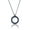 Black Stone Circle, variant on Floating Locket (Pink Circle)