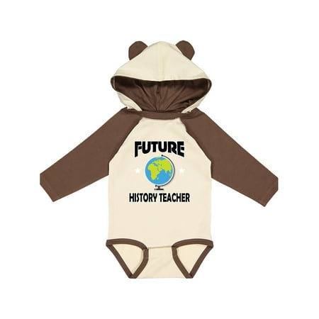 

Inktastic Future History Teacher Gift Baby Boy or Baby Girl Long Sleeve Bodysuit