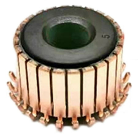 

Mosiee 28.2 x 11 x17.8(20.5) mm 24P Teeth Copper Hook Type Electrical Motor Commutator