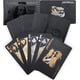 thumbnail image 1 of Cool Black Playing Cards, Waterproof Poker with Dollar Pattern, Black-Gold Foil Cards with Box, Great for Magic & Party, 1 of 4