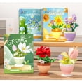 thumbnail image 6 of 179PCS Lotus Flower Blocks, Flower Building Block Sets, Plants and Succulent Toys, Building Block Flowerpot For Botanical Collection Birthday Gift Valentine's Day Gifts, 6 of 11