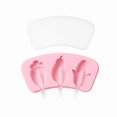 thumbnail image 1 of Moldes de silicona for paletas de animales de dibujos animados con tapas, formas divertidas de frutas y verduras for helado casero, 1 of 2
