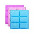 thumbnail image 1 of Moldes de Silicon Rectangulares Labg de 6 Cavidades Multicolores, 1 of 5