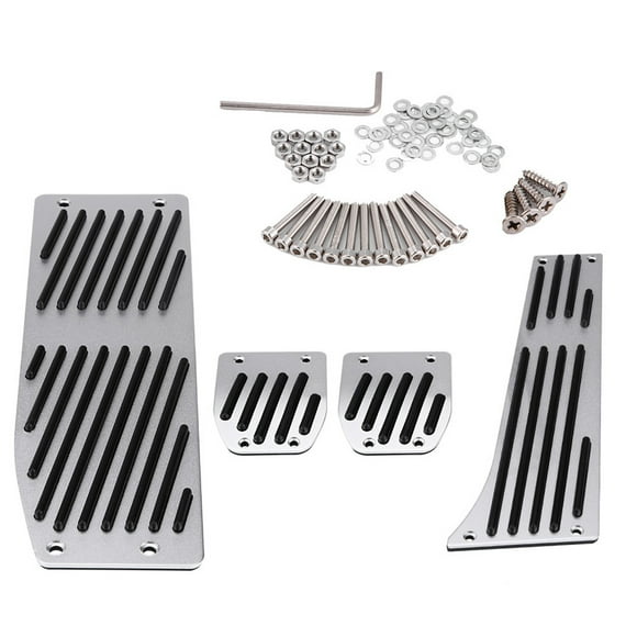 Brake Foot Pedal,4pcs Car Manual Transmission Car Foot Pedal Foot Rest Pedal Sleek Aesthetic