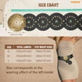 thumbnail image 7 of WHIPPY Western Leather Belts for Women Cowgirl Cowboy Belt Ladies Wide Vintage Waist Belts for Dresses, 7 of 7