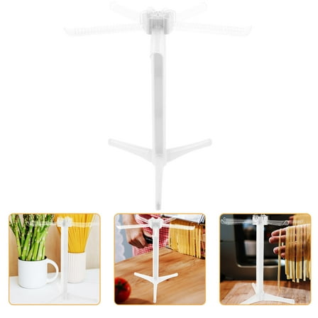 TEHAUX Reusable Drying Noodle Holder Foldable Pasta Drying Noodle Rack for Restaurant Kitchen