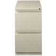 thumbnail image 3 of Home Square Pedestal 2 Drawer Filing Cabinet Set in Gray (Set of 2), 3 of 6