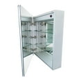 thumbnail image 4 of Bellaterra Home 808082-MC 24 in. Rectangular LED Illuminated Mirrored Medicine Cabinet, Silver, 4 of 5