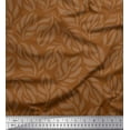 thumbnail image 1 of Soimoi Cotton Poplin Fabric Leaves Shirting Printed Fabric 1 Yard 42 Inch Wide, 1 of 1