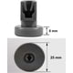 thumbnail image 2 of Ruedas para lavavajillas para cesta superior -Compatible con Privileg, Faure,AEG,Electrolux,Ikea...Juego completo de 8 ruedas, 2 of 4