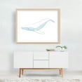 thumbnail image 3 of One Line Whale - Line Drawing Line Art Minimalist Marine Life Ocean Minimalist Aquatic Animal Wildlife Unframed Wall Art Print 30 x 40 inches, 3 of 4