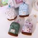 thumbnail image 1 of ShiYe toys store mini mochila linda bolsa de cosméticos para mujer, bolsa de maquillaje de lona floral, bolsillo para llaves, lápiz labial, tarjetero, organizador de cables de datos, bolsa con cremall, 1 of 4