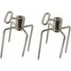 thumbnail image 1 of Grillspett Gafflar för Rotisserie med skruvar, för: ca 1 Rotisserie med diameter 10 mm, 2-pack/NC/, 1 of 2