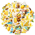 thumbnail image 2 of Vibrant Stationery Stickers Bee Kids Stickers Toy Lemon Graffiti Decals for Laptops Notebooks Phone, 2 of 9