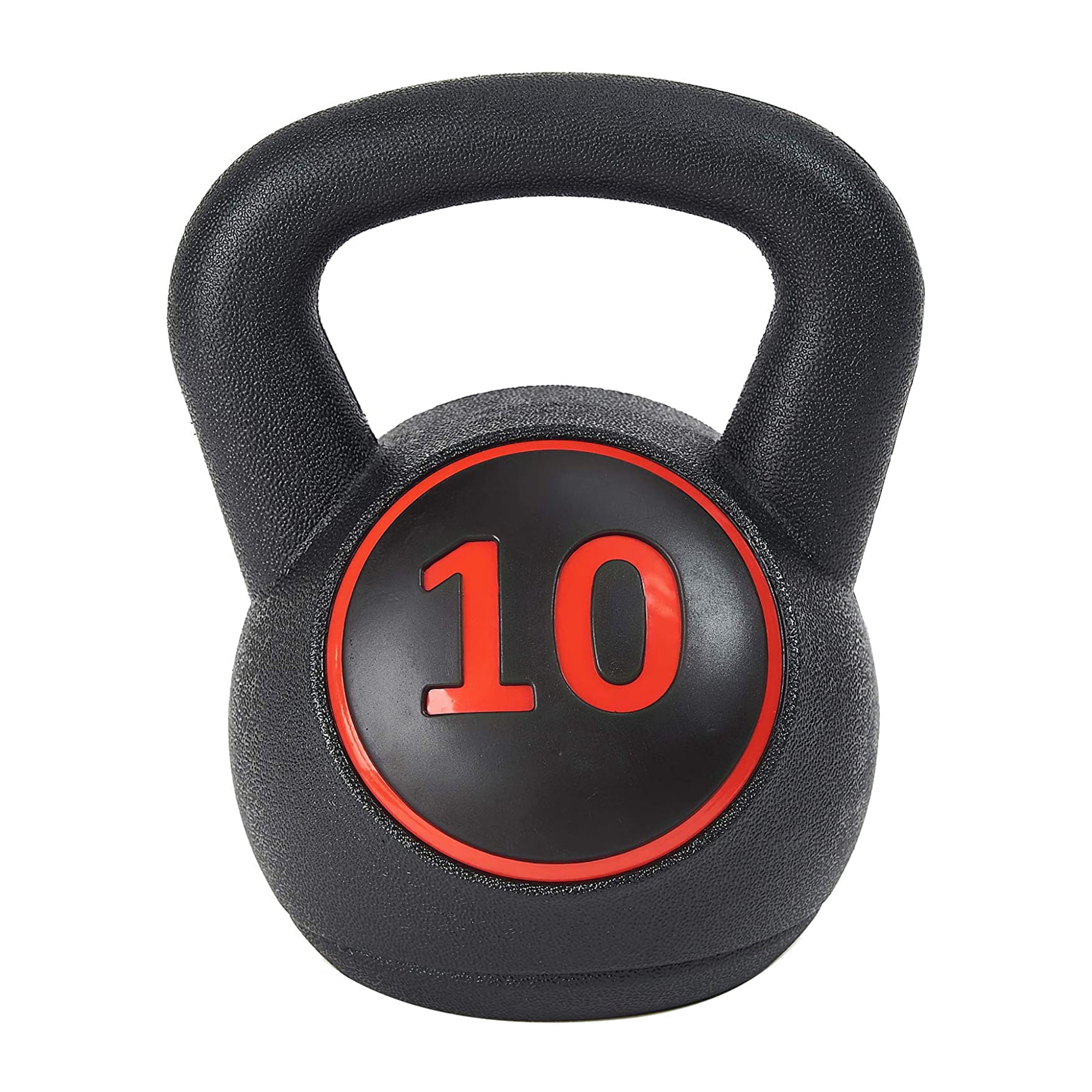BalanceFrom Set of 3 Vinyl Kettlebell with 5-, 10-, and 15-Pound Weights