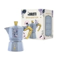 thumbnail image 1 of Bialetti — Moka Express Bridgerton: icónica máquina de café espresso para estufa — Licencia oficial de Netflix, 3 tazas (4.3 oz.), aluminio, 1 of 4