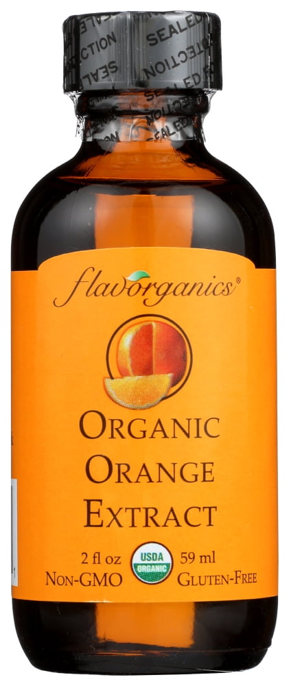 Flavorganics Organic Orange Extract, 2 Fl Oz