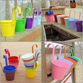 thumbnail image 4 of ORUYROP Coloré Fer Pot de Fleurs Balcon Suspendu Pot de Fleurs Crochet Détachable, 4 of 7