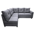 thumbnail image 3 of Sala Esquinera El Bazar Store Loki Gris plata 200x215 cm Tela Lino nacional Modular, 3 of 5