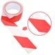 thumbnail image 3 of FELTECHELECTR 2 rollos de cinta de precaución roja y blanca, cinta de barrera no adhesiva, cinta de seguridad a rayas para marcar peligros., 3 of 6
