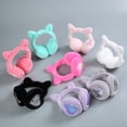 thumbnail image 4 of Orejeras de moda cálidas de invierno engrosadas de felpa cálida lindas lentejuelas amor Orejeras Protección para los oídos, 4 of 6