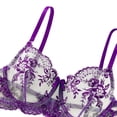 thumbnail image 4 of Lingerie Porte-Jarretelles en Résille Florale Aguichant 2 Pcs, 4 of 6