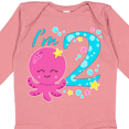 thumbnail image 4 of Inktastic I'm Two- cute octopus birthday Boys or Girls Long Sleeve Baby Bodysuit, 4 of 5