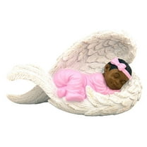 United Treasures African-American Baby Girl in Angel Wing