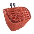 thumbnail image 4 of Cesta de bicicletas Canasta de almacenamiento ligero para libros de alimentos para bicicletas de montaña Marrón, 4 of 8