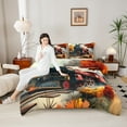 thumbnail image 4 of Castle Fairy Steam Engine Queen Comforter Set,Railway Train Bedding Comforter Set, 4 of 8