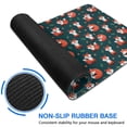 thumbnail image 6 of 31.5x15.7 Inch Gaming Mouse Pad, Non-Slip Stitched Rubber Desk Mat for Desktop & Laptop,Fox Floral Leaf Dark Green Pattern, 6 of 6