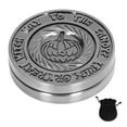 thumbnail image 2 of Moneda Háptica Magnética, Moneda Háptica Clicker, Patrón De Calabaza Portátil, Alivio Del Estrés De Metal Flexible Para Trabajo De Oficina, 2 of 7