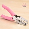 thumbnail image 1 of 1/4 Inch Small Mini Tiny Circle Shaped Hole Paper Punch Puncher with Pink Soft Handheld Grip fo, 1 of 5