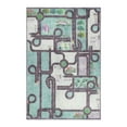 thumbnail image 2 of BNM Country Road Kids Indoor Area Rug, 5' x 7' 6", Pine Green, 2 of 14