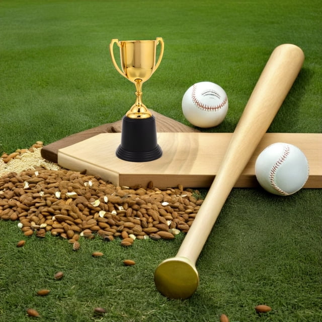 unbranded 2Ud Trofeos De Plástico Dorado Para Reconocimientos Deportivos Y En Eventos Especiales