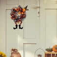 thumbnail image 3 of Abbracc Garland Welcome Wreath Sign Hanging Ornaments Yellow, 3 of 8