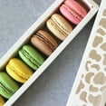 thumbnail image 4 of ENJOYW 10Pcs Dessert Boxes Food Grade Visible Paper Hollow Designed Macaron Gift Boxes for Bakery Dessert Boxes, 4 of 7