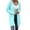 C-Mint Green393, variant on DHFJKG Women Knit Hooded Long Cardigan Mid-Length Solid Color Open Front Long Sleeve Drop Shoulder With Pocket Coat Fall Winter Soft Stylish Coat