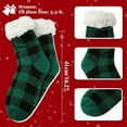 thumbnail image 2 of Christmas Slipper Socks for Women with Grippers, Non Slip Fuzzy Grip Winter Warm Cozy Thick Comfy Soft Fleece Cabin Socks, 2 of 6