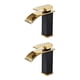 thumbnail image 3 of Grifo de baño Yuarrent duradero con agua fría y caliente ajustable color negro, 3 of 6