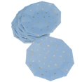thumbnail image 2 of 20 servilletas de papel doradas dorada, decoración de cóctel desechable, - 9 pulgadas Colcomx Platos de papel estrella dorada, 2 of 8