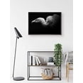 thumbnail image 3 of IDEA4WALL Framed Canvas Art Wall Decor Bald Headed Eagle Animals Wildlife Photography Realism Modern Closeup Dramatic Black and White for Dorm Home Office - 24"x36", 3 of 4