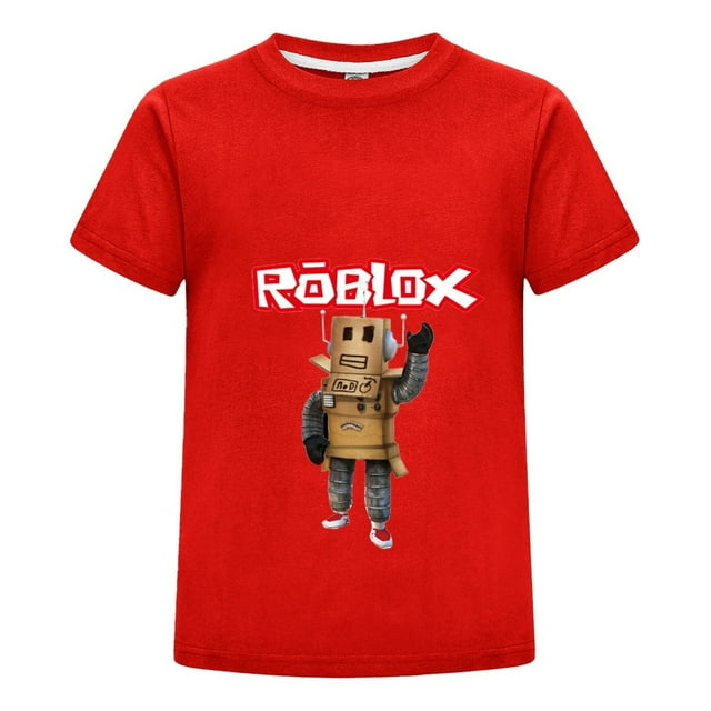 Camiseta Roblox para Niño con Personajes, Playera Infantil Estilo Gamer, Ropa de Verano para Fans del Videojuego