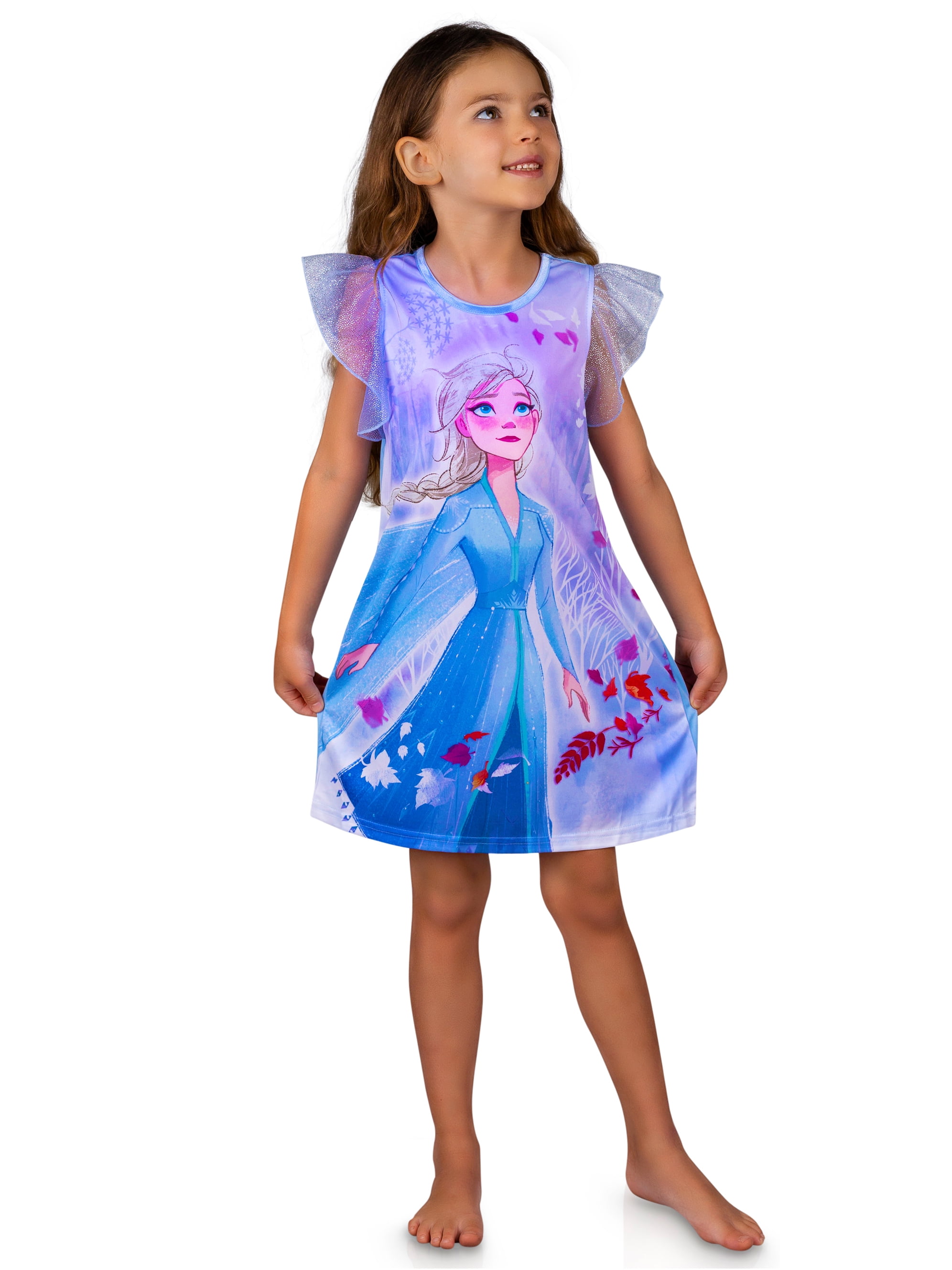 Frozen II Girls Nightgown Elsa and Anna Dressy Gown Australia Ubuy