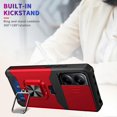thumbnail image 4 of For Xiaomi Redmi Note 14 4G (163.25mm) Note 14 5G Case Kickstand Slide Lens Lid PC + TPU Phone Cover, 4 of 5