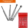 thumbnail image 1 of ETOPOO 4-Piece Adjustable Inner Diameter Gauge Set - 3-13MM Range, Includes Ball Head, Small Hole, Stretch, and Diameter Rules - Durable Tools for Precision Hardware & Intricate Measuring Tasks, 1 of 6