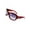 Red, variant on Classic Oversized Polarized Sunglasses Women Wrap Square Shades B2504