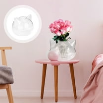 COSMOBETTY Hydroponic Flower Vase:  Cat-Shaped Glass Vases For Plants – Clear Propagation Station For Home & Office Decor