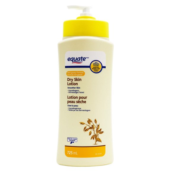 Equate Lotion pour le corps pour peau sèche - extrait d'avoine pure, 725 ml